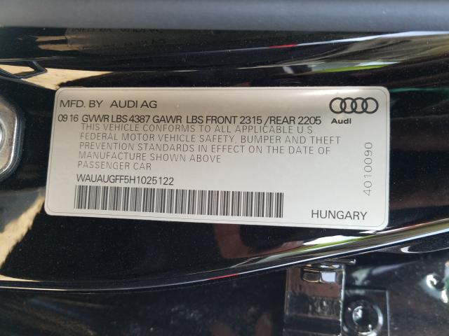 Photo 9 VIN: WAUAUGFF5H1025122 - AUDI A3 PREMIUM 