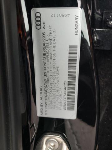 Photo 12 VIN: WAUAUGFF5J1042329 - AUDI A3 PREMIUM 