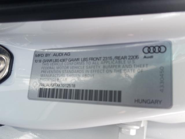 Photo 9 VIN: WAUAUGFFXK1012518 - AUDI A3 PREMIUM 