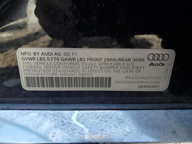 Photo 9 VIN: WAUAVAFD0BN022492 - AUDI A8 QUATTRO 