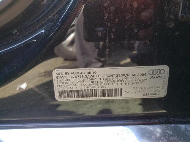 Photo 9 VIN: WAUAVAFD9BN000863 - AUDI A8 QUATTRO 