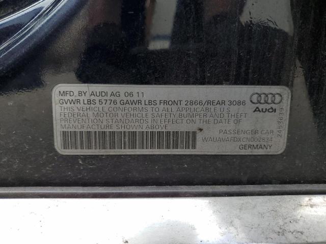 Photo 11 VIN: WAUAVAFDXCN002834 - AUDI A8 