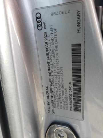 Photo 11 VIN: WAUB1GFF0G1014590 - AUDI S3 PREMIUM 