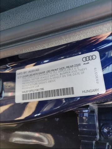 Photo 9 VIN: WAUB1GFF0J1041795 - AUDI S3 PREMIUM 