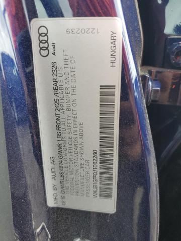 Photo 11 VIN: WAUB1GFF0J1062260 - AUDI S3 PREMIUM 