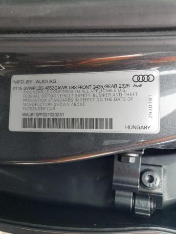 Photo 12 VIN: WAUB1GFF2G1020231 - AUDI S3 PREMIUM 