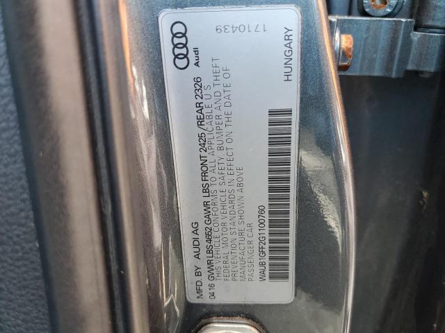 Photo 12 VIN: WAUB1GFF2G1100760 - AUDI S3 