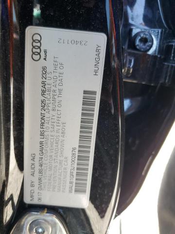 Photo 11 VIN: WAUB1GFF3J1002876 - AUDI S3 