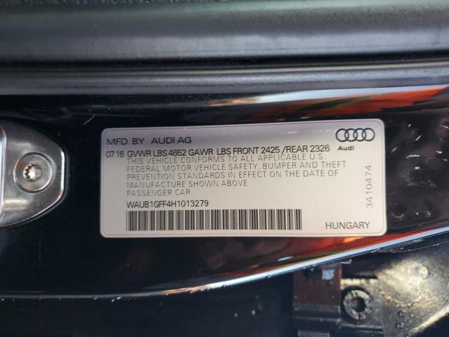 Photo 11 VIN: WAUB1GFF4H1013279 - AUDI S3 