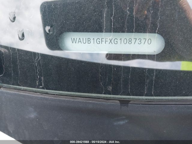 Photo 8 VIN: WAUB1GFFXG1087370 - AUDI S3 