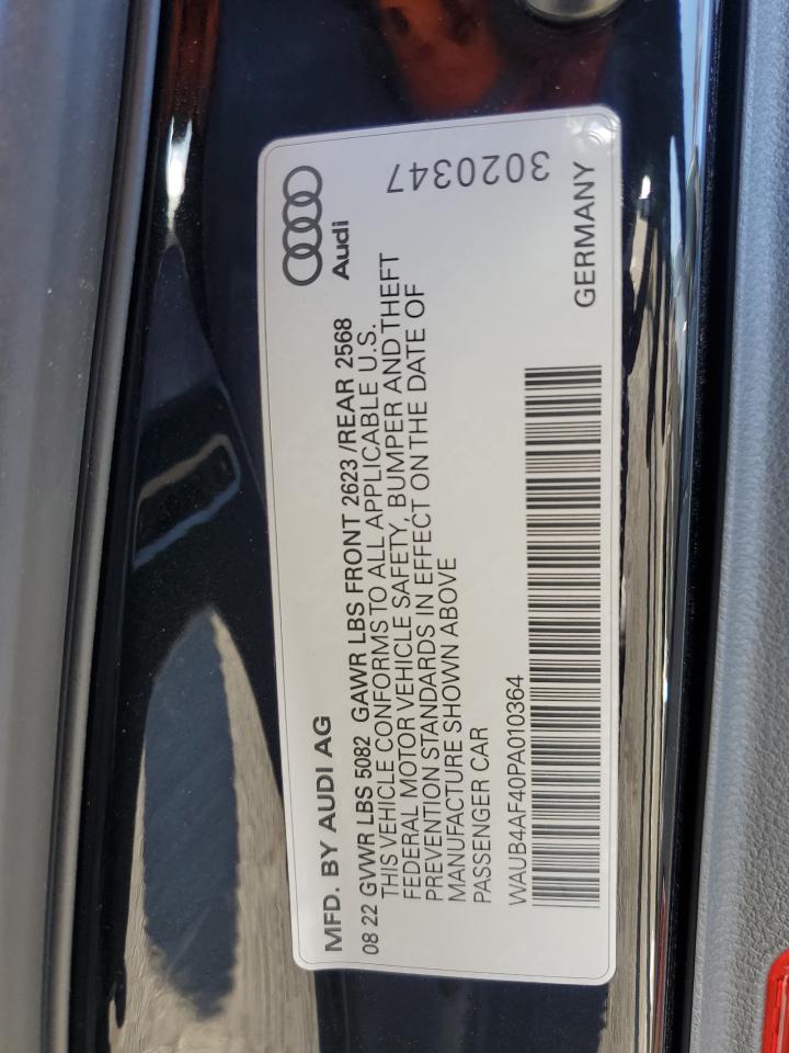 Photo 11 VIN: WAUB4AF40PA010364 - AUDI RS4 