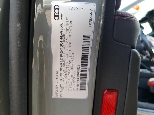 Photo 12 VIN: WAUB4AF43KA038524 - AUDI S5 PRESTIG 