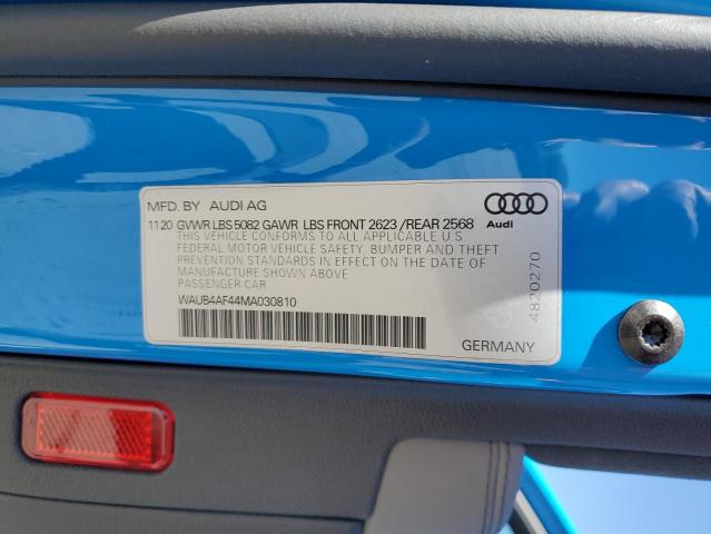 Photo 12 VIN: WAUB4AF44MA030810 - AUDI S4 PREMIUM 