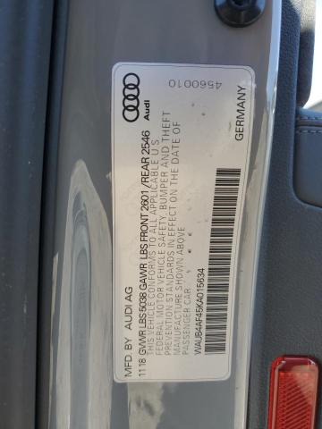 Photo 11 VIN: WAUB4AF45KA015634 - AUDI S4 PREMIUM 