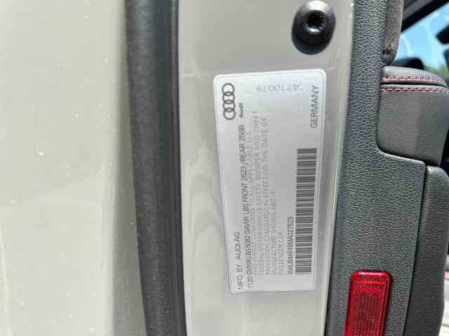 Photo 9 VIN: WAUB4AF49MA027529 - AUDI S4 PREMIUM 