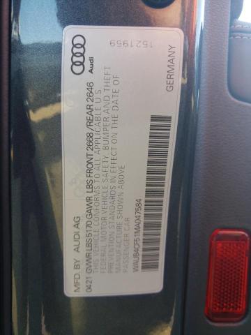 Photo 9 VIN: WAUB4CF51MA047584 - AUDI S5 PRESTIG 