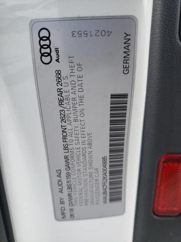 Photo 12 VIN: WAUB4CF52KA004885 - AUDI S5 PREMIUM 