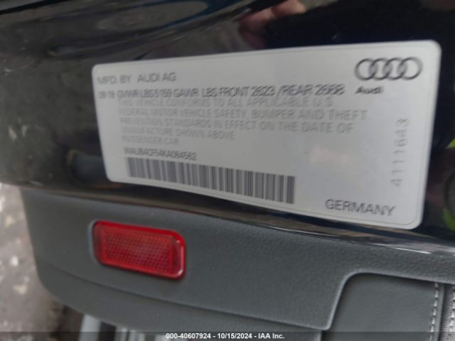 Photo 8 VIN: WAUB4CF54KA084562 - AUDI S5 