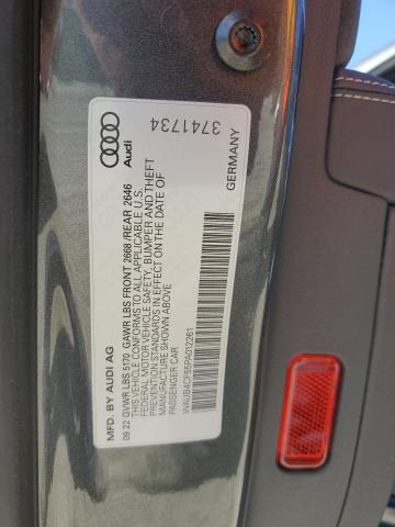 Photo 11 VIN: WAUB4CF55PA012261 - AUDI S5 PRESTIG 