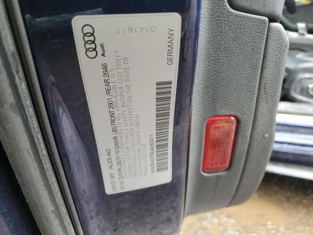 Photo 11 VIN: WAUB4CF58JA082411 - AUDI S5 PREMIUM 