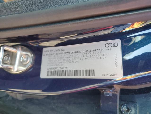 Photo 11 VIN: WAUB8GFF0J1066319 - AUDI A3 PREMIUM 