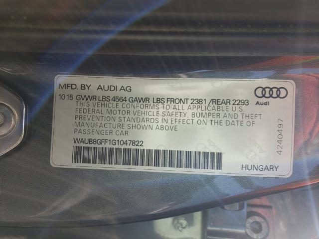 Photo 9 VIN: WAUB8GFF1G1047822 - AUDI A3 PREMIUM 