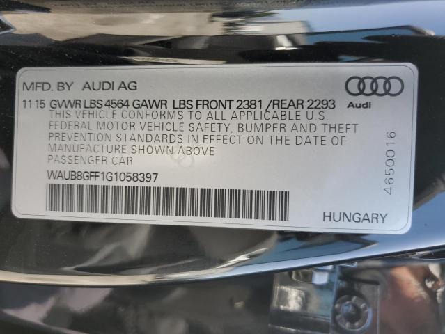 Photo 12 VIN: WAUB8GFF1G1058397 - AUDI A3 PREMIUM 