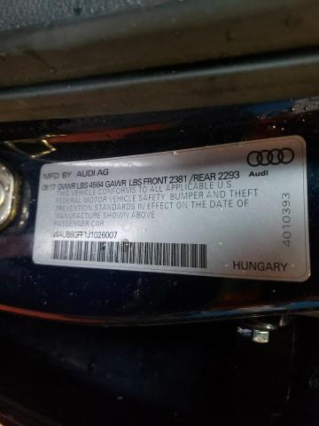 Photo 11 VIN: WAUB8GFF1J1026007 - AUDI A3 