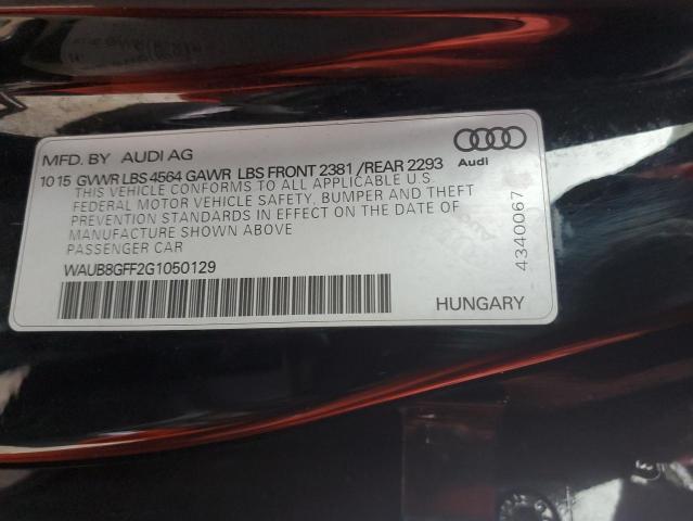 Photo 11 VIN: WAUB8GFF2G1050129 - AUDI A3 PREMIUM 