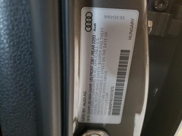 Photo 9 VIN: WAUB8GFF4G1031873 - AUDI A3 PREMIUM 