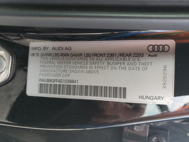 Photo 9 VIN: WAUB8GFF4G1038841 - AUDI A3 PREMIUM 