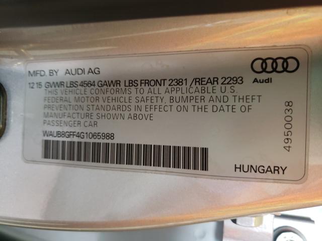 Photo 9 VIN: WAUB8GFF4G1065988 - AUDI A3 