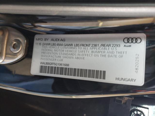 Photo 9 VIN: WAUB8GFF5G1061688 - AUDI A3 PREMIUM 