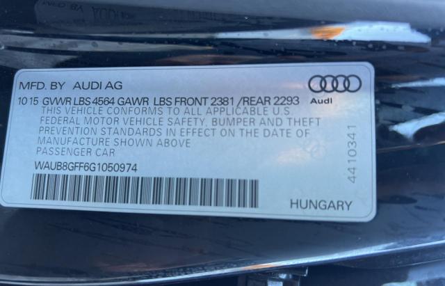 Photo 9 VIN: WAUB8GFF6G1050974 - AUDI A3 