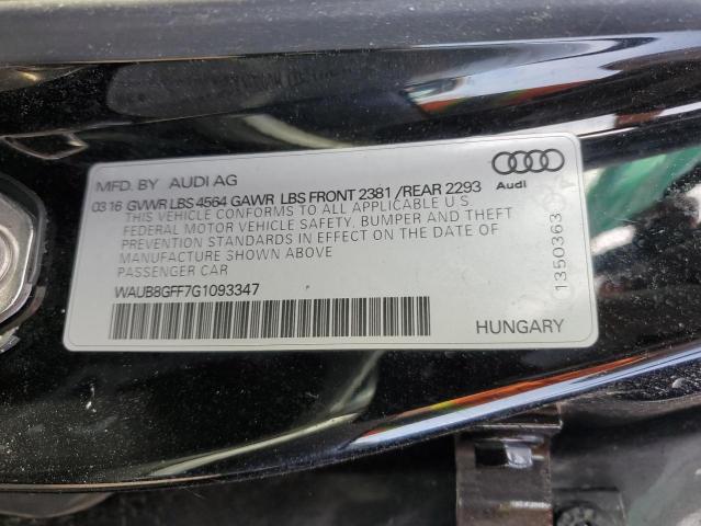 Photo 12 VIN: WAUB8GFF7G1093347 - AUDI A3 PREMIUM 