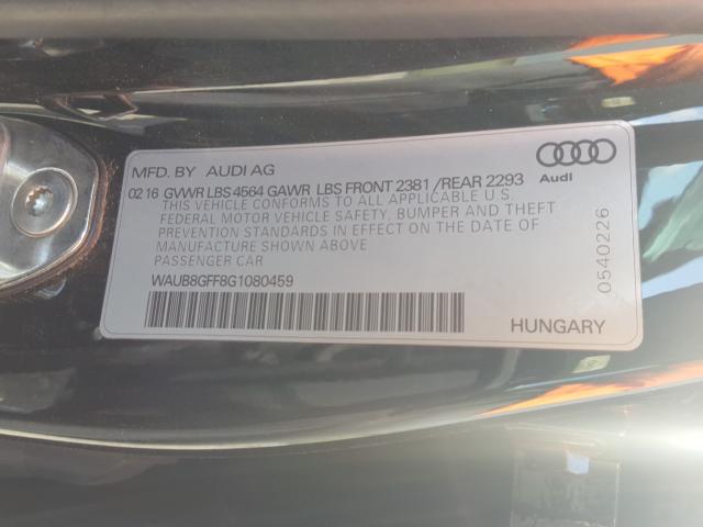 Photo 9 VIN: WAUB8GFF8G1080459 - AUDI A3 PREMIUM 