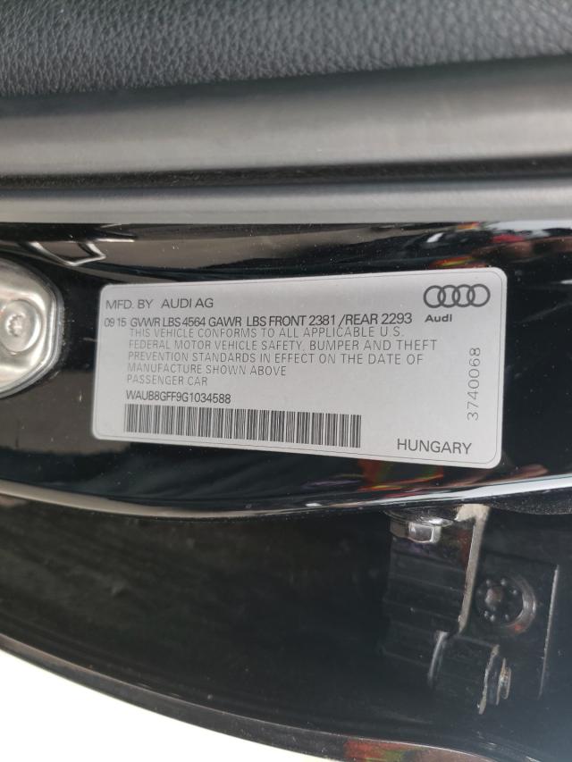 Photo 9 VIN: WAUB8GFF9G1034588 - AUDI A3 PREMIUM 