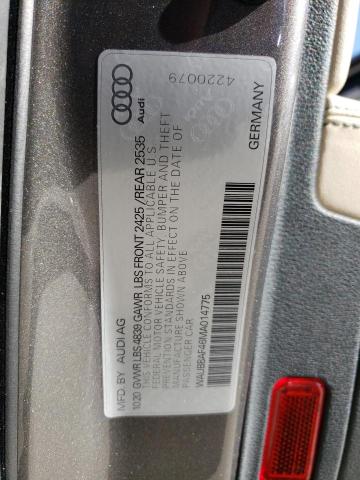 Photo 11 VIN: WAUBBAF46MA014775 - AUDI A4 