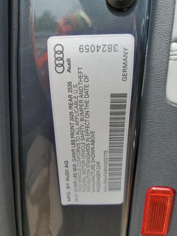 Photo 11 VIN: WAUBBAF49NN002775 - AUDI A4 