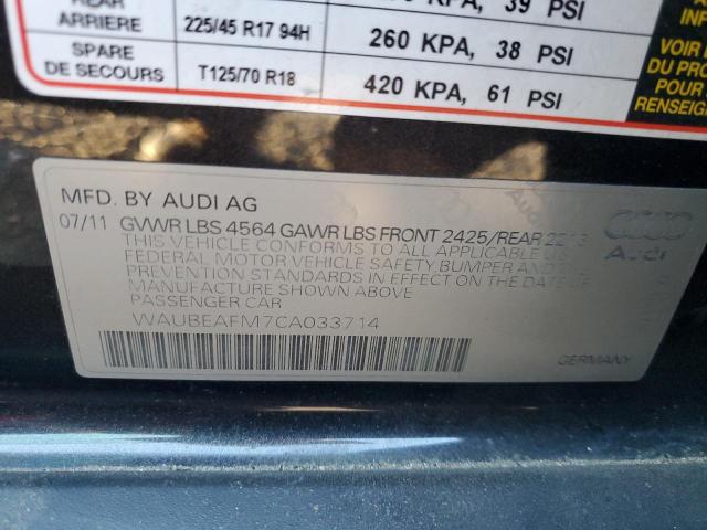 Photo 11 VIN: WAUBEAFM7CA033714 - AUDI A3 PREMIUM 