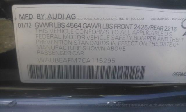 Photo 8 VIN: WAUBEAFM7CA115295 - AUDI A3 