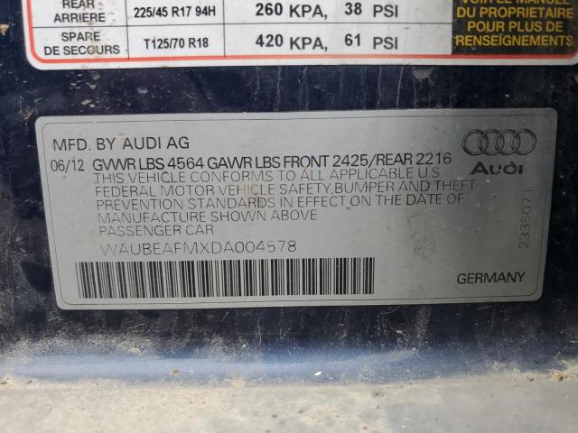 Photo 12 VIN: WAUBEAFMXDA004578 - AUDI A3 