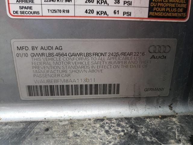 Photo 9 VIN: WAUBEBFM8AA113011 - AUDI A3 