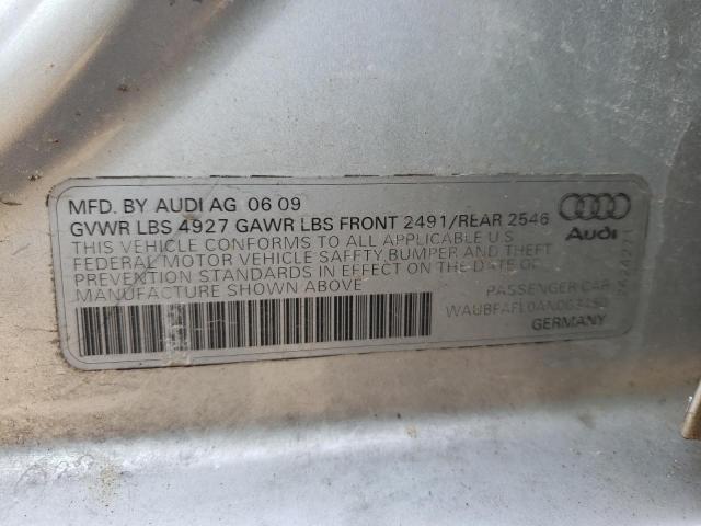 Photo 9 VIN: WAUBFAFL0AN003450 - AUDI A4 PREMIUM 