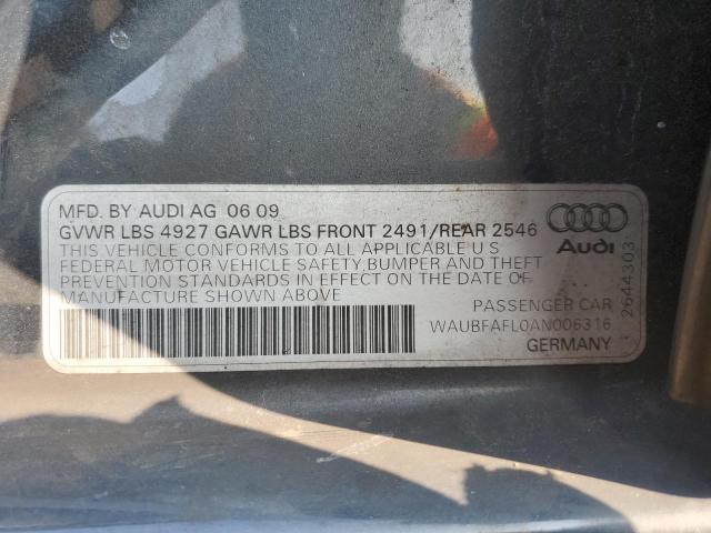 Photo 11 VIN: WAUBFAFL0AN006316 - AUDI A4 PREMIUM 