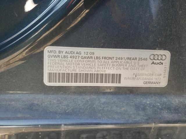 Photo 11 VIN: WAUBFAFL0AN041972 - AUDI A4 