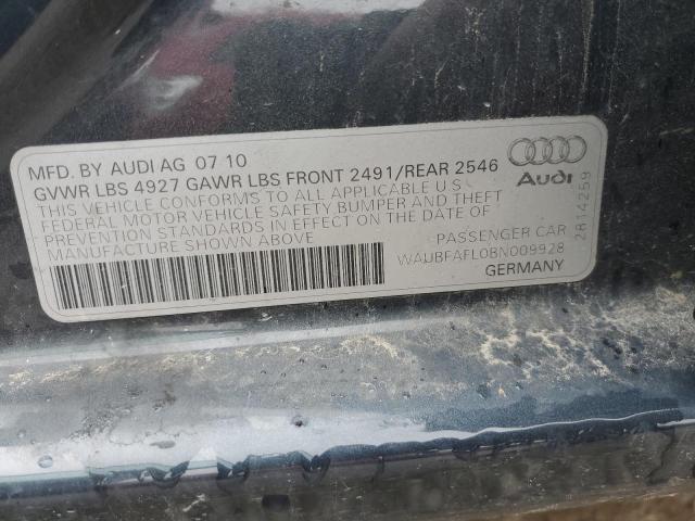 Photo 9 VIN: WAUBFAFL0BN009928 - AUDI A4 PREMIUM 