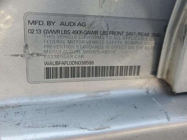 Photo 11 VIN: WAUBFAFL0DN038588 - AUDI A4 PREMIUM 