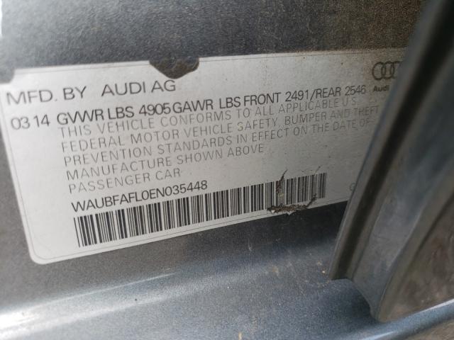 Photo 9 VIN: WAUBFAFL0EN035448 - AUDI A4 PREMIUM 