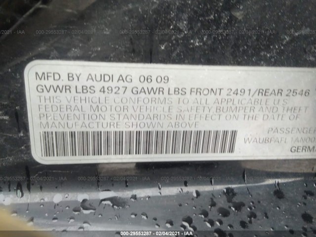 Photo 8 VIN: WAUBFAFL1AN002517 - AUDI A4 